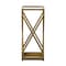Vintiquewise Decorative Gold Square X Design Umbrella Holder Stand for Indoor and Outdoor QI004471 - alternate 5